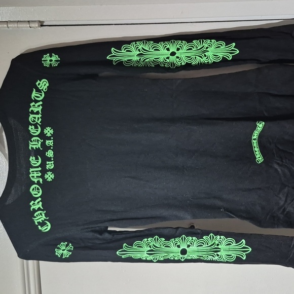 LONG SLEEVE WITH CHROME HEARTS LOGO AND DECALS - Picture 3 of 5